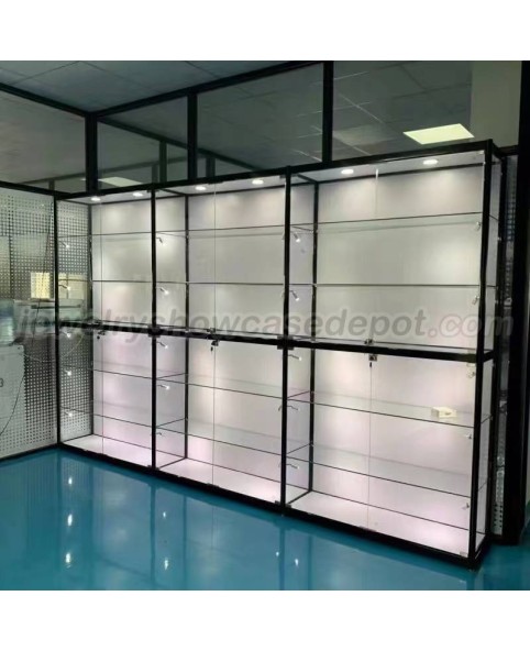 Vetrina per vetrina in vetro moderna personalizzata commerciale