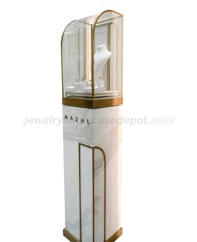 Commercial Custom Jewelry Pedestal Display Cases
