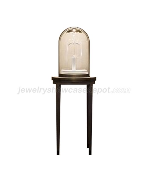 Commercial Dome Glass Top Jewelry Display Case