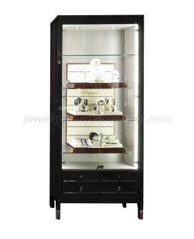 Wall Mounted Jewelry Tower Showcase Display Cases