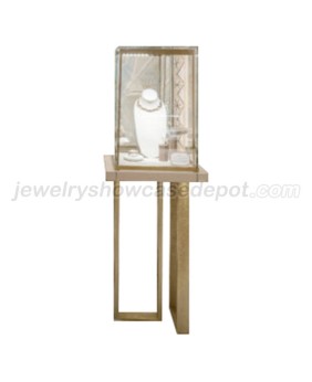 Commercial Custom Free Standing Glass Portable Jewelry Cases For Sale