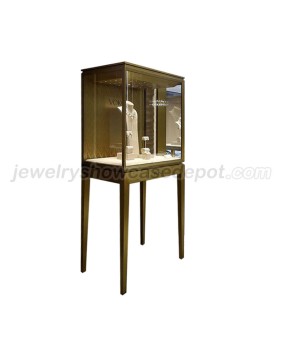Custom Commercial Free Standing Glass Jewelry Showcases Wholesale