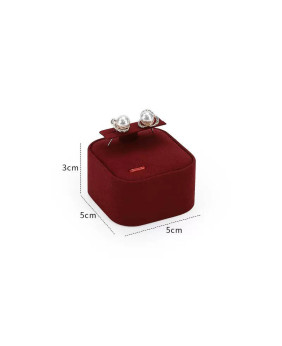 New Retail Red Velvet Earring Display Holder Stand For Sale
