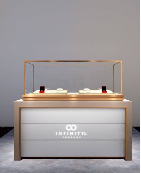 High End Luxury New Look Jewelry Showroom Counter Designs