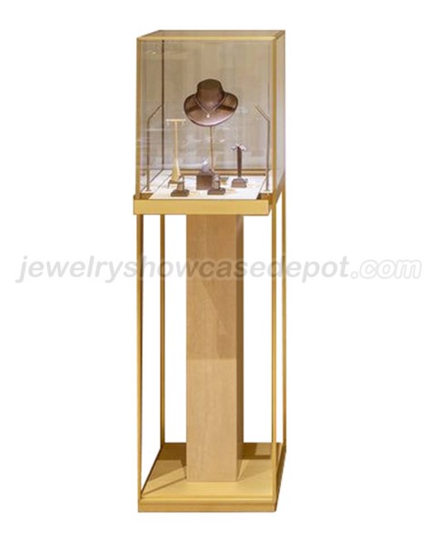 Vitrine personalizada para exibição de joias com fechadura para instalação no chão