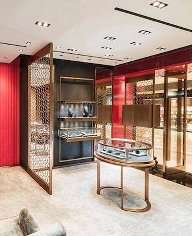 High-end luxe winkel sieraden display Jewelry Showcase Depot