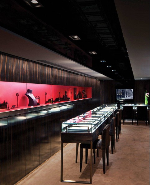High End Luxury Retail Store  Jewelry Display