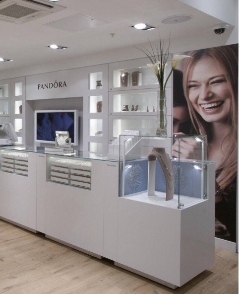High End Display Cabinets For Jewelry Store