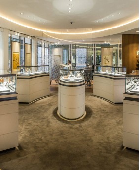 High End Jewelry Store Display Cabinet Design