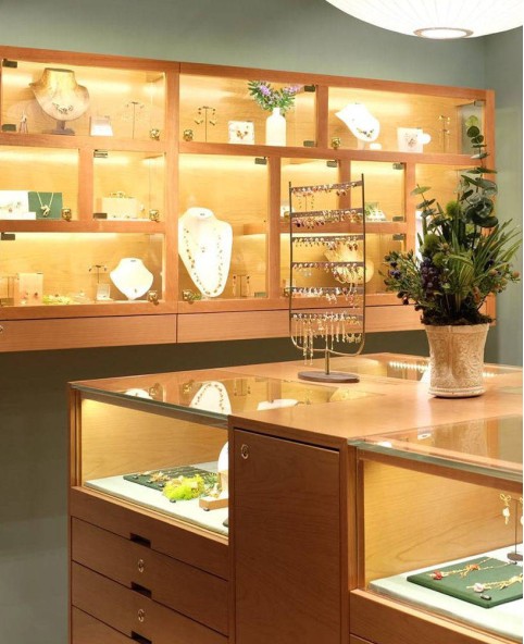 High End Jewelry Store Display Cabinet