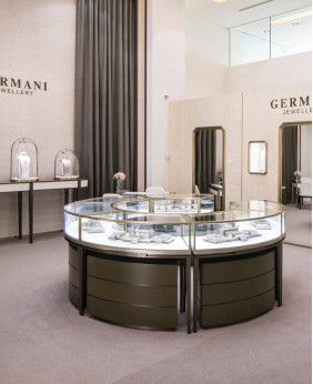 Custom Jewelry Shop Counter Design