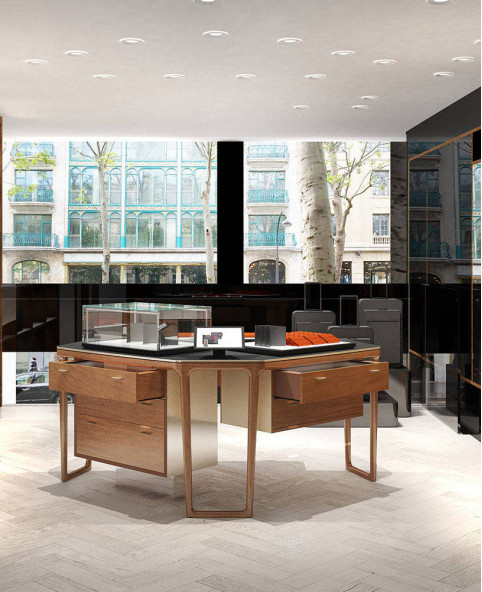 High-end luxe sieraden tafeldisplay