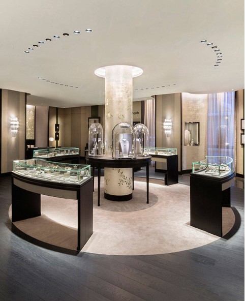 High End Display Counter Design For Jewellery Shop