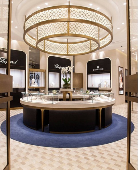 High End Jewellery Shop Interior Showcase Design