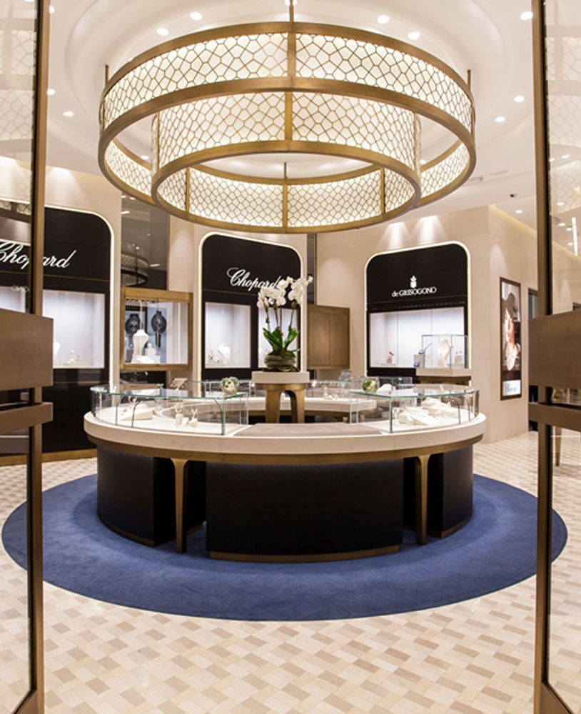 High End Jewellery Shop Interior Showcase Design Jewelry