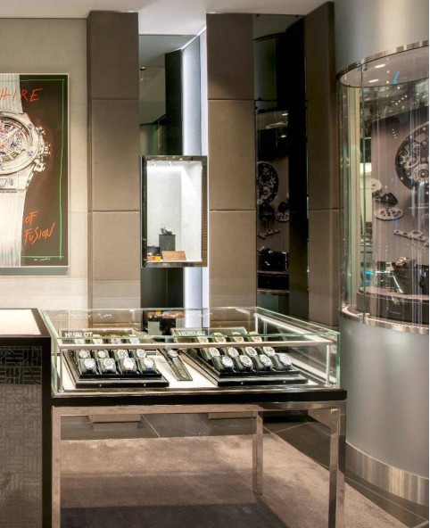 High End Watch Store Display Cabinets Design