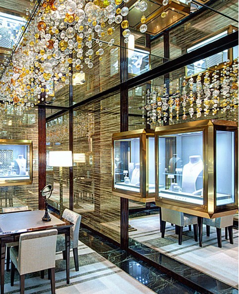 Commercial Luxury Modern Jewelry Shop Design