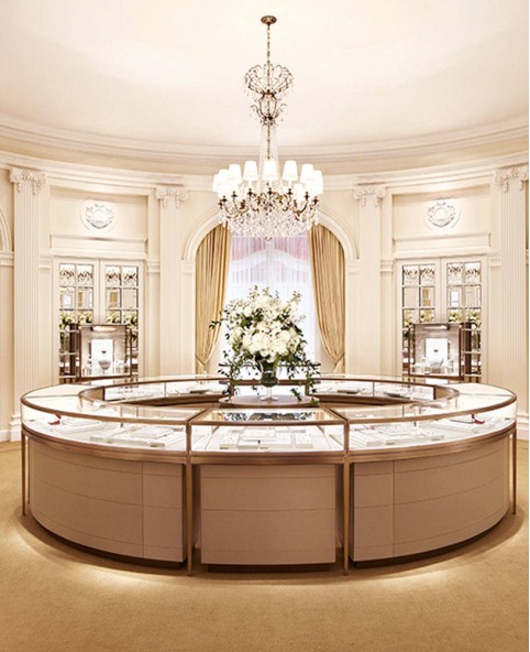 Custom Made Jewelry Showroom Counter Design
