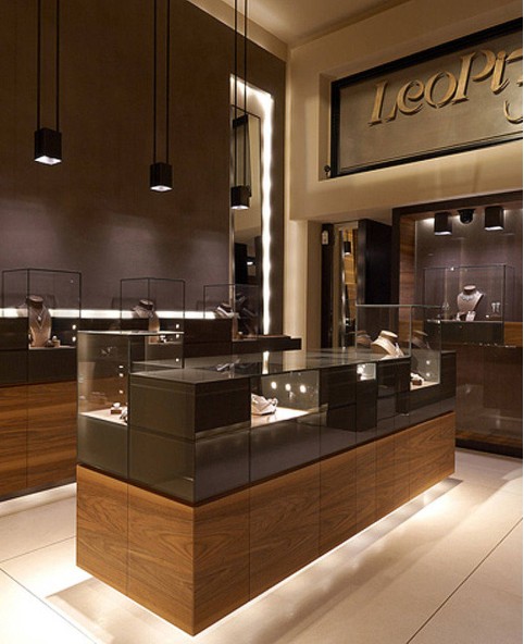 Commerial Modern Jewellery Shop Counter Design