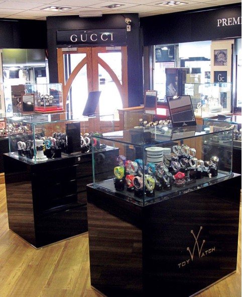 Luxe Retail Watch Shop Showcase Vitrinekast