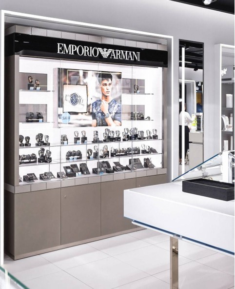 Luxury Retail Watch Shop Showcase