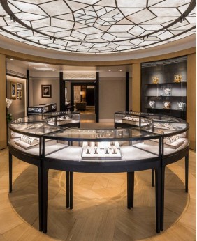 Luxury Display Showcase For Jewelry Store