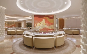 cartier jewelry display counter