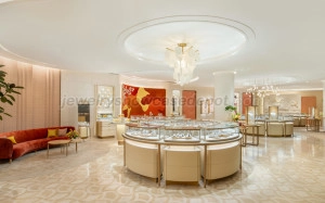 cartier jewelry display counter
