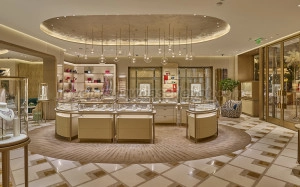 cartier jewelry display counter