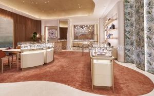 cartier jewelry display counter