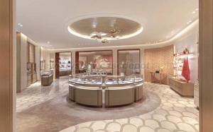 cartier jewelry display counter