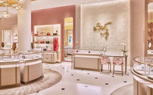 cartier jewelry display counter