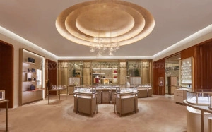 cartier jewelry display counter
