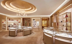 cartier jewelry display counter