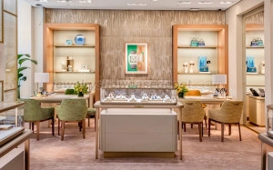 cartier jewelry display counter
