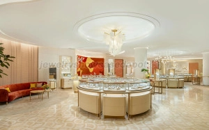 cartier jewelry display counter