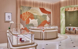 cartier jewelry display counter