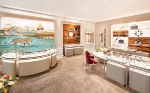 cartier jewelry display counter