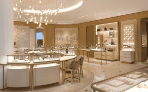 cartier jewelry display counter