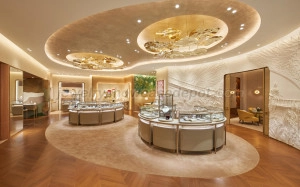 cartier jewelry display counter