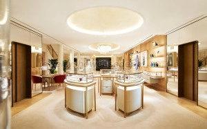 cartier jewelry display counter