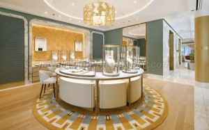 cartier jewelry display counter
