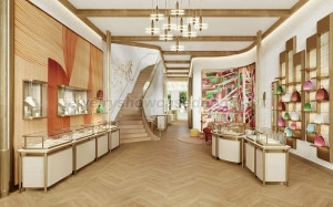 cartier jewelry display counter