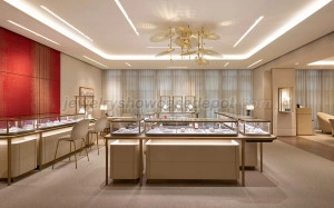 cartier jewelry display counter