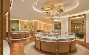 cartier jewelry display counter