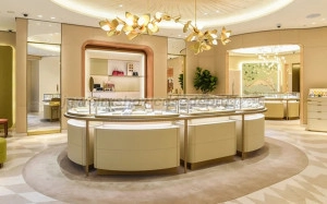 cartier jewelry display counter
