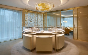 cartier jewelry display counter