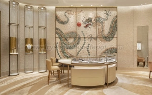 cartier jewelry display counter