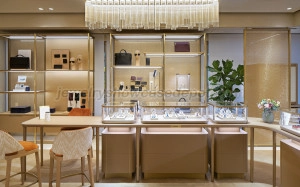 cartier jewelry display counter