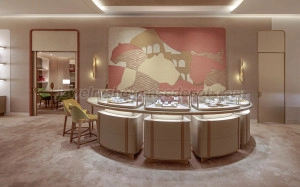 cartier jewelry display counter